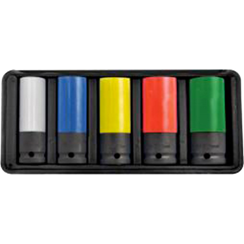 Alba Wheel Nut Socket Set 5pce 15/17/19/21/22mm