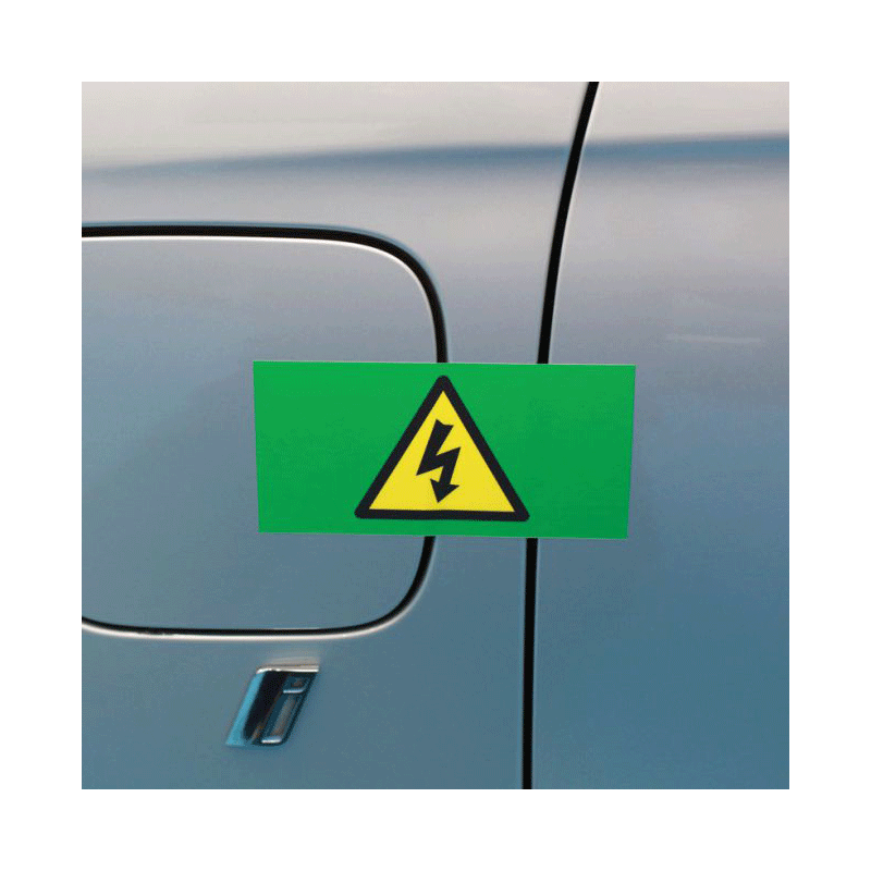 Alba High Voltage Re-Usable Adhesive Sticker Pack of 12