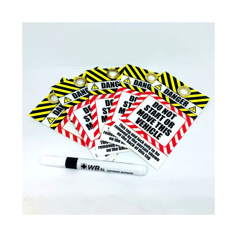 Alba Lockout Safety Tags - Do Not Start