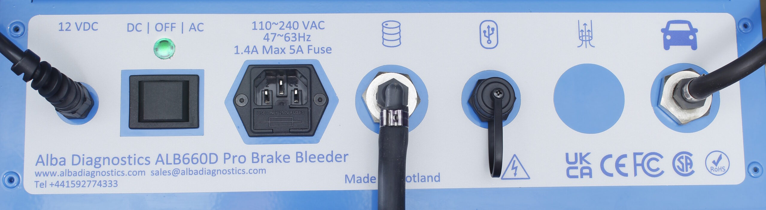 Alba 660D Pressure Brake Bleeder - Digital - Image 4